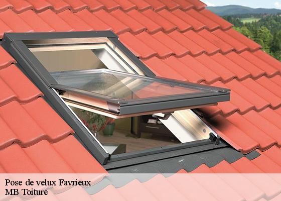 Pose de velux  favrieux-78200 MB Toiture