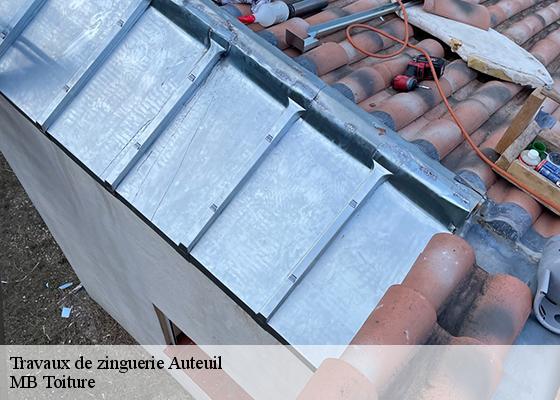 Travaux de zinguerie  auteuil-78770 MB Toiture