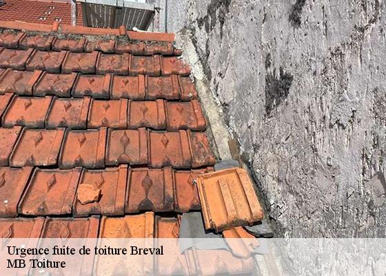 Urgence fuite de toiture  breval-78980 MB Toiture